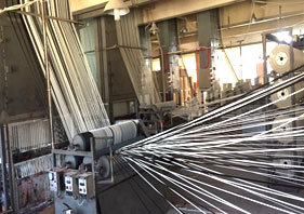 Fiberglass braiding process