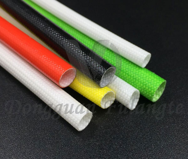 Colorful silicone fiberglass sleeving